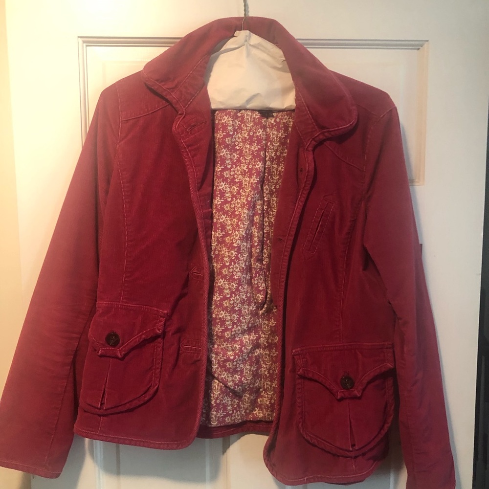 Blush Corduroy Ladies Blazer